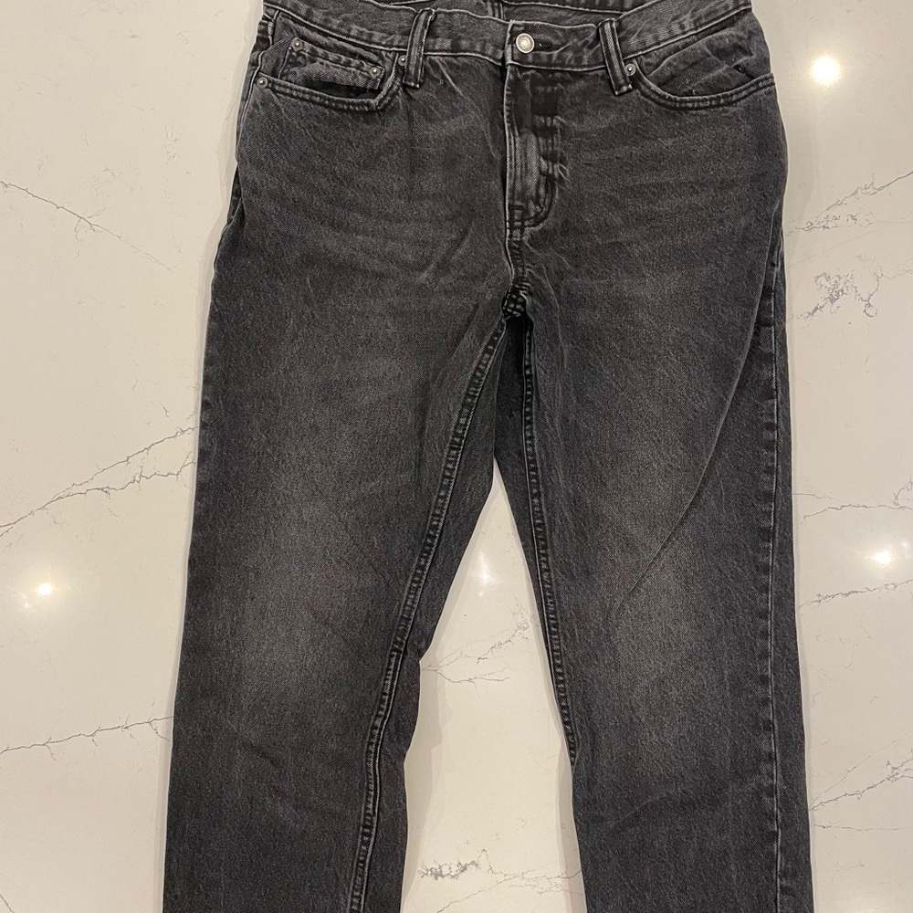 Old Navy Men's Straight Jeans - Dark Gray